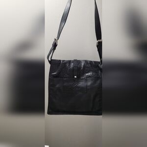 Rare Elegant Black Leather Bag